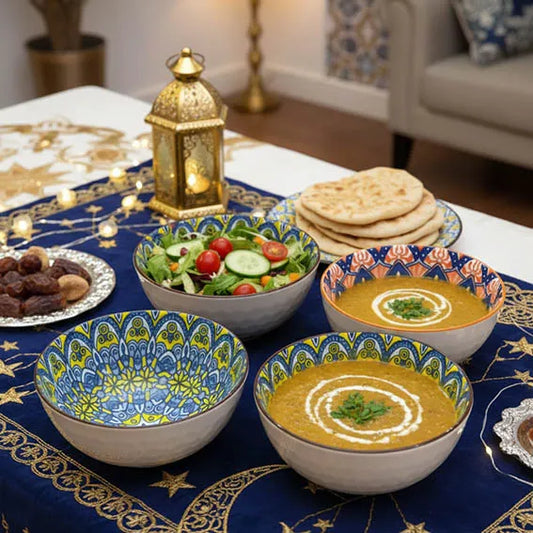 طقم من 4 أوعية أندلسية