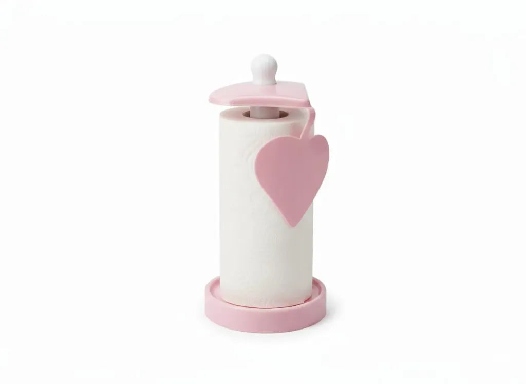 Plastic kitchen roll holder