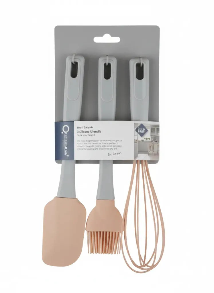 Set of 3 Silicone Utensils