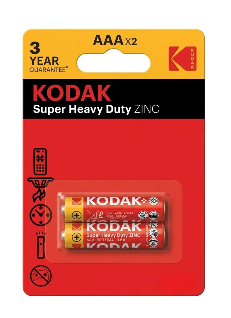 2x AAA Kodak R03