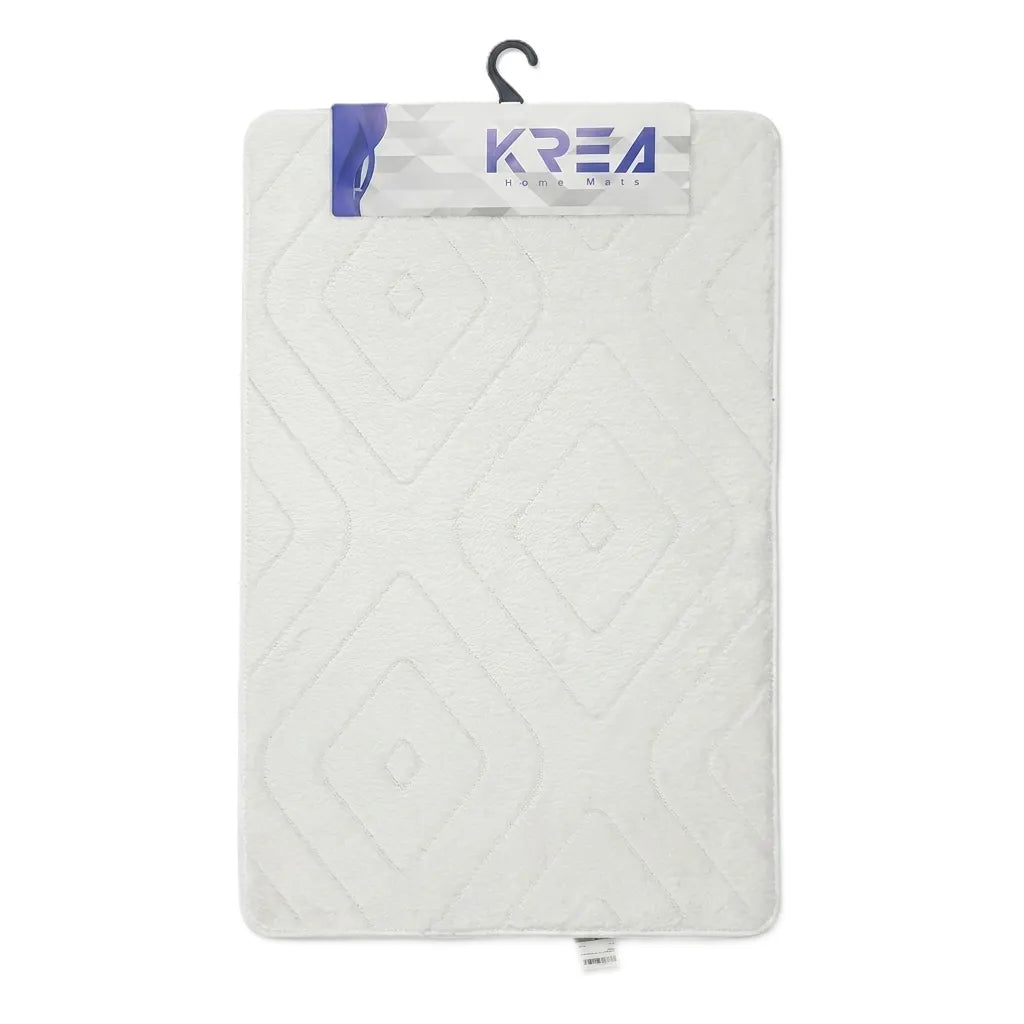 طقم دواسة حمام سليكون ابيض 3 قطع KREA