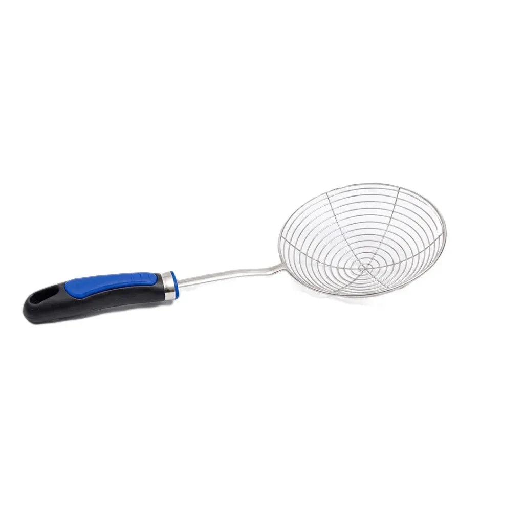 Stainless Steel Oil Strainer with Plastic Handle 13 CM