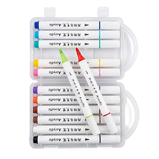 12pc Acrylic Markers ODEMEI