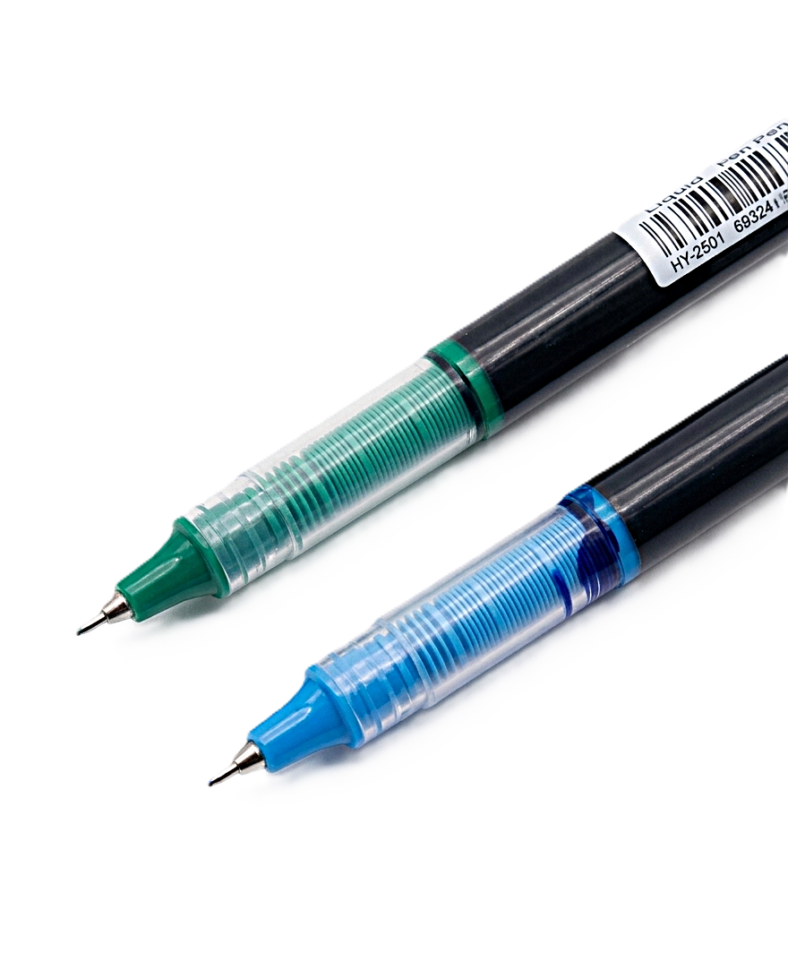 12-Piece Assorted Color Liquid Rollerball Pen Set (0.5mm)