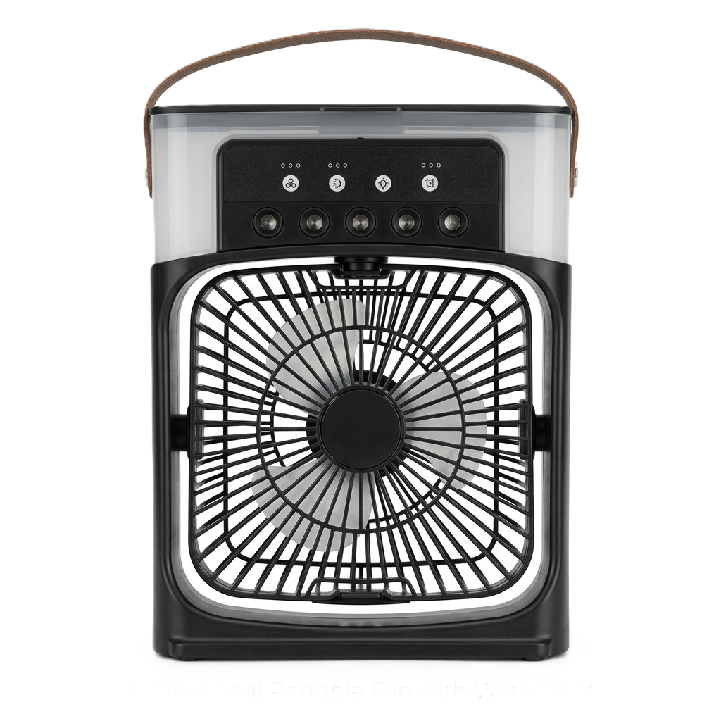 Mini Cooling Fan with Water Tank Third Gear Turbine Portable Cooling Fan USB-C