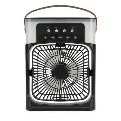 Mini Cooling Fan with Water Tank Third Gear Turbine Portable Cooling Fan USB-C