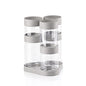 Max Plast Plastic Spices Jars Set of 6 PCS with Stand