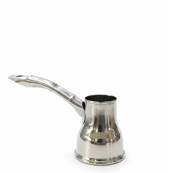 Small stainless steel coffee pot