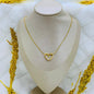 Stainless steel necklace (Gold)