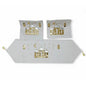 Ramadan Set with Embroidery, 2 Pillow Covers and a Table runner
