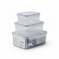 Set of 3 refrigerator containers