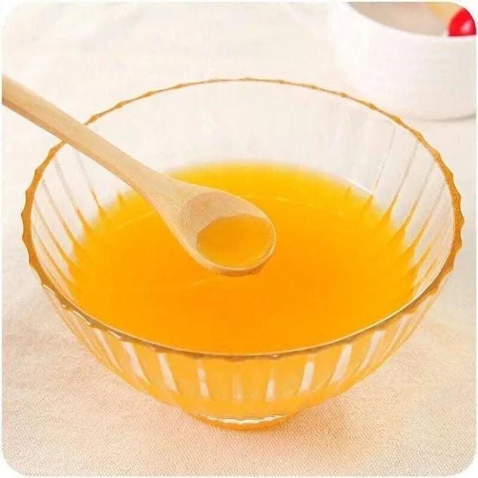 مجموعة من 6 ملاعق خشبية صغيرة
