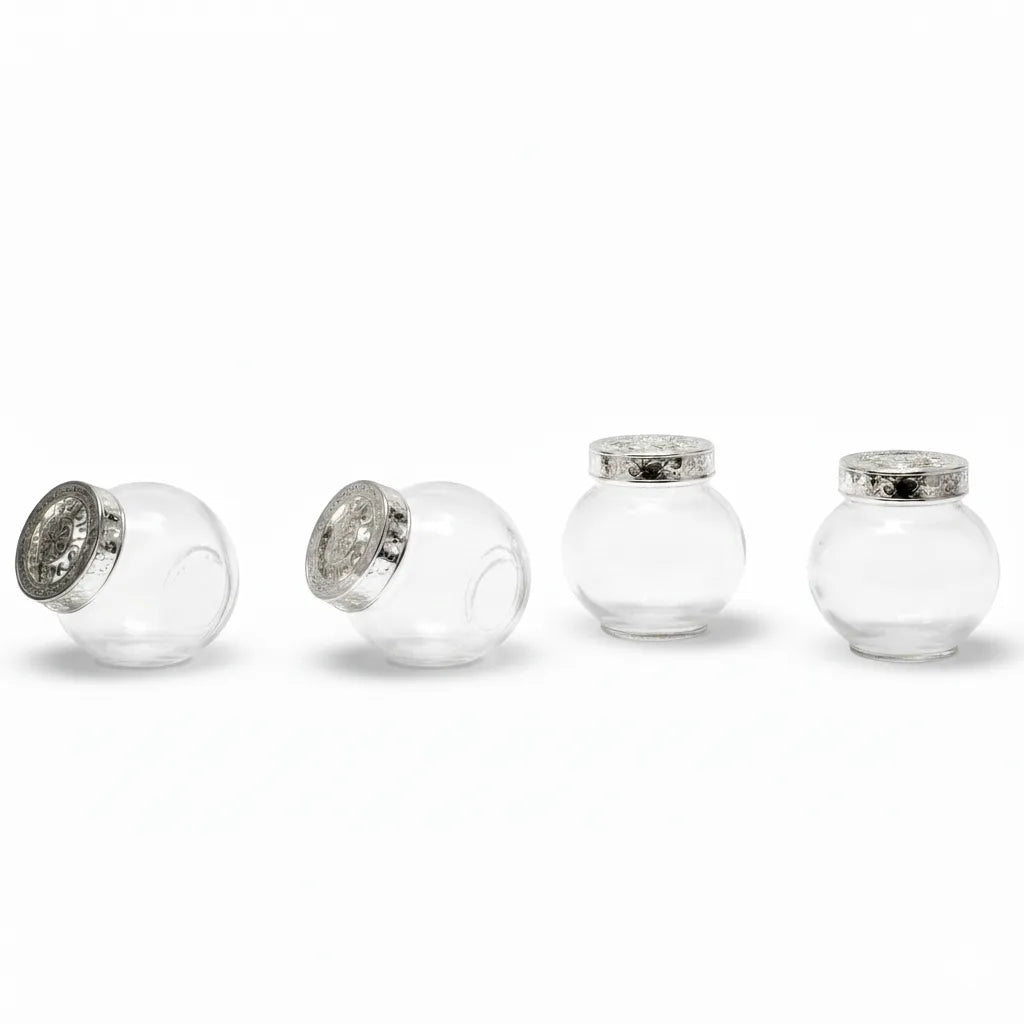 Set of 4 spice jars