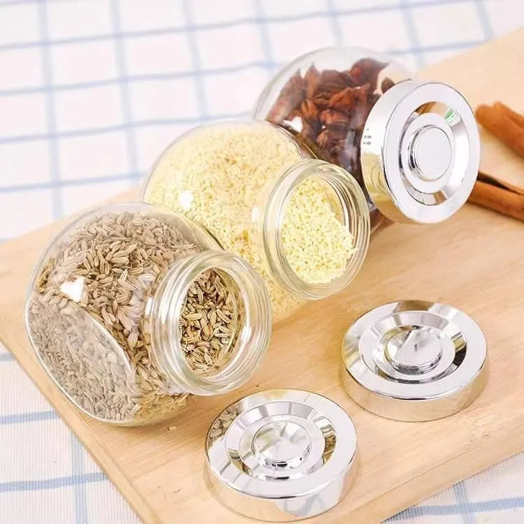 Set of 4 spice jars