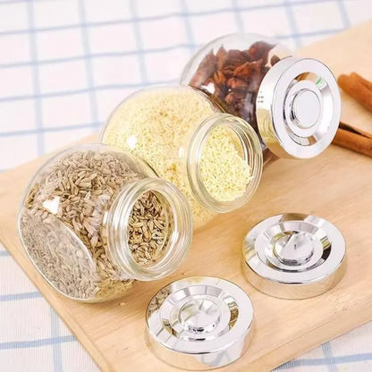 Set of 4 spice jars