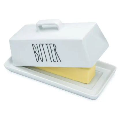 White Porcelain Butter container 3904