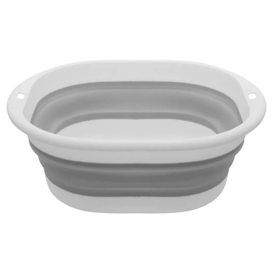 جردل مربعة صغير قابلة للطي مصنوعة من السيليكون