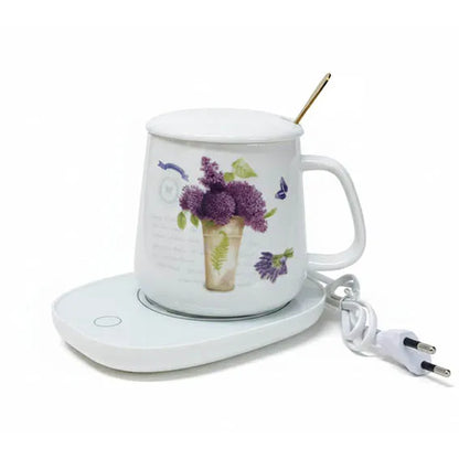 Ceramic Mug + Heating Base