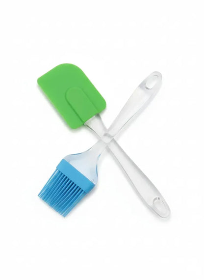 Set of Spatula and Brush