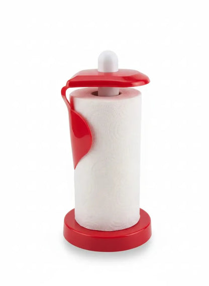 Plastic kitchen roll holder