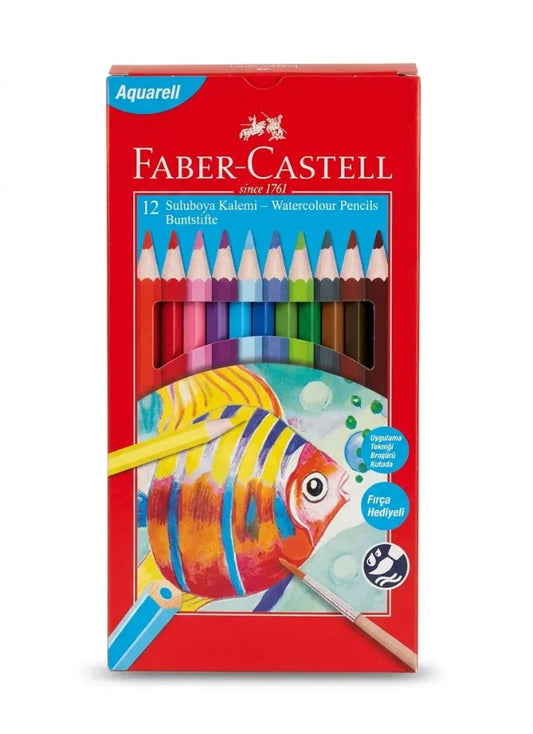 FABER-CASTELL 12 watercolor pencils