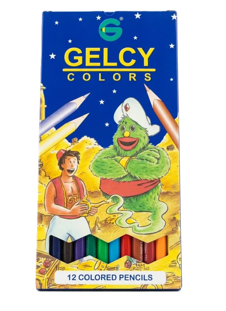 12 colored pencils GELCY