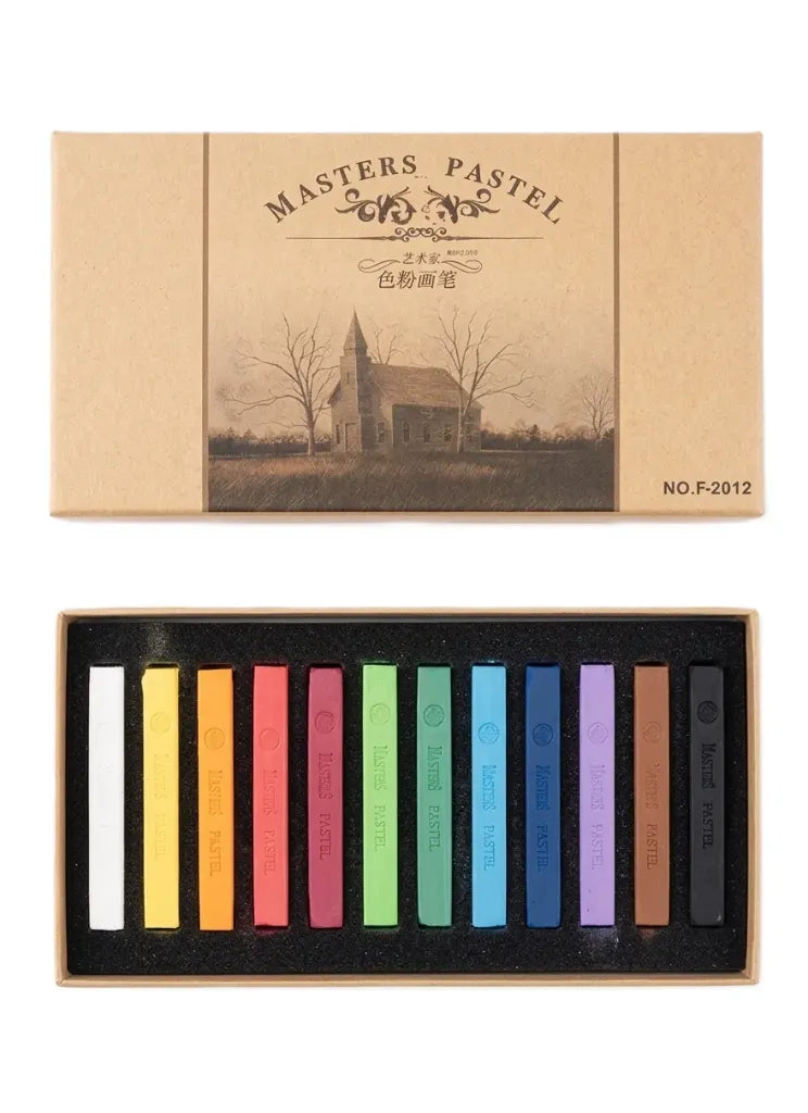 12 color soft pastel MASTERS PASTEL