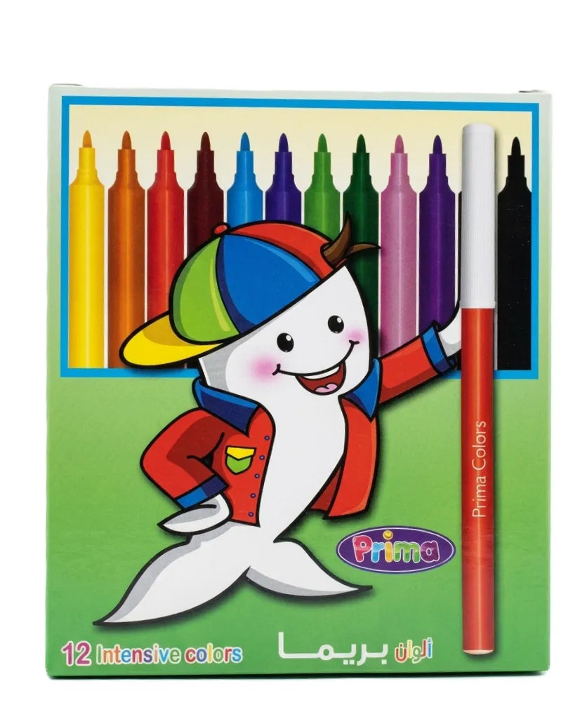 12 color felt-tip pens PRIMA