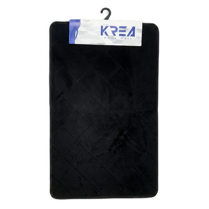 طقم دواسة حمام سليكون اسود 3 قطع KREA