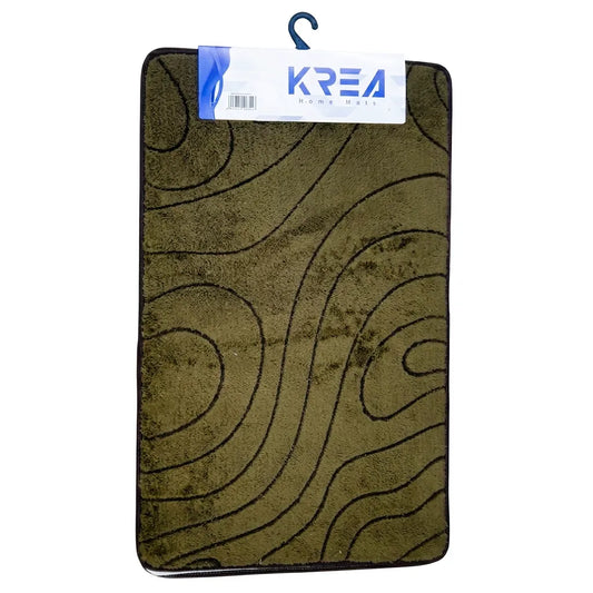 طقم دواسة حمام سليكون بنى 3 قطع KREA