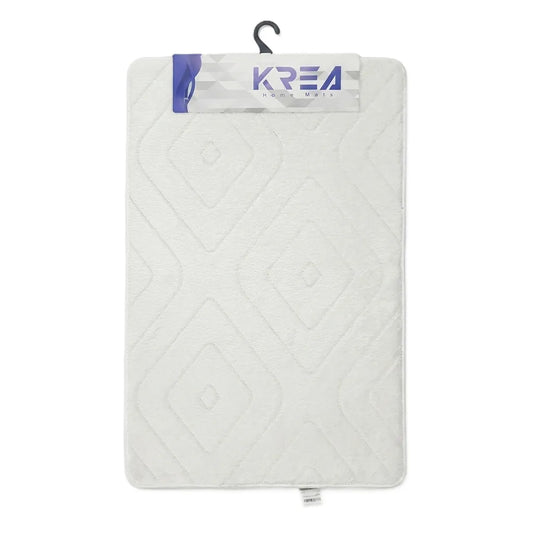 طقم دواسة حمام سليكون ابيض 3 قطع KREA