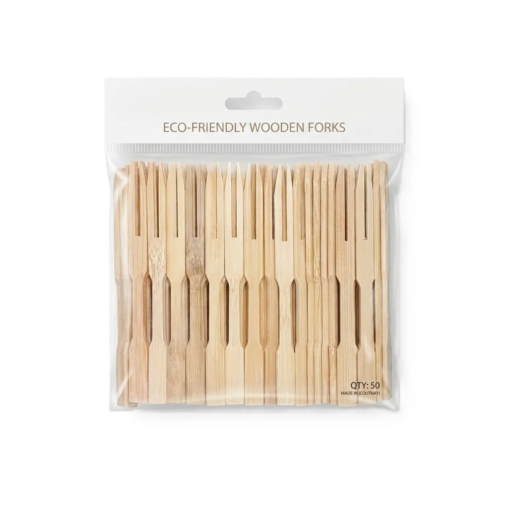 Disposable Bamboo Fruit Forks
