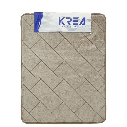 طقم دواسة حمام سليكون بيج 3 قطع krea