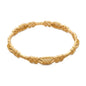 Elegant Filigree Gold-Plated, China Gold Bangle for Women