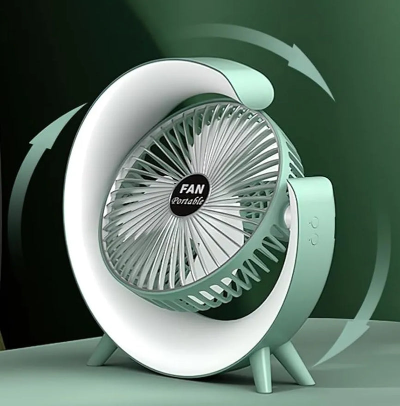 Desk Fan with RGB Light 1101
