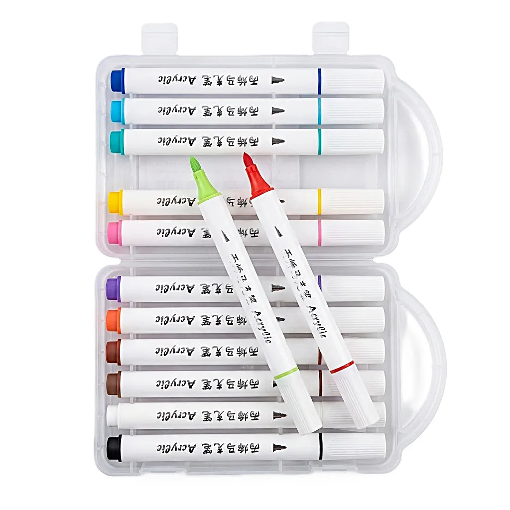 12pc Acrylic Markers ODEMEI