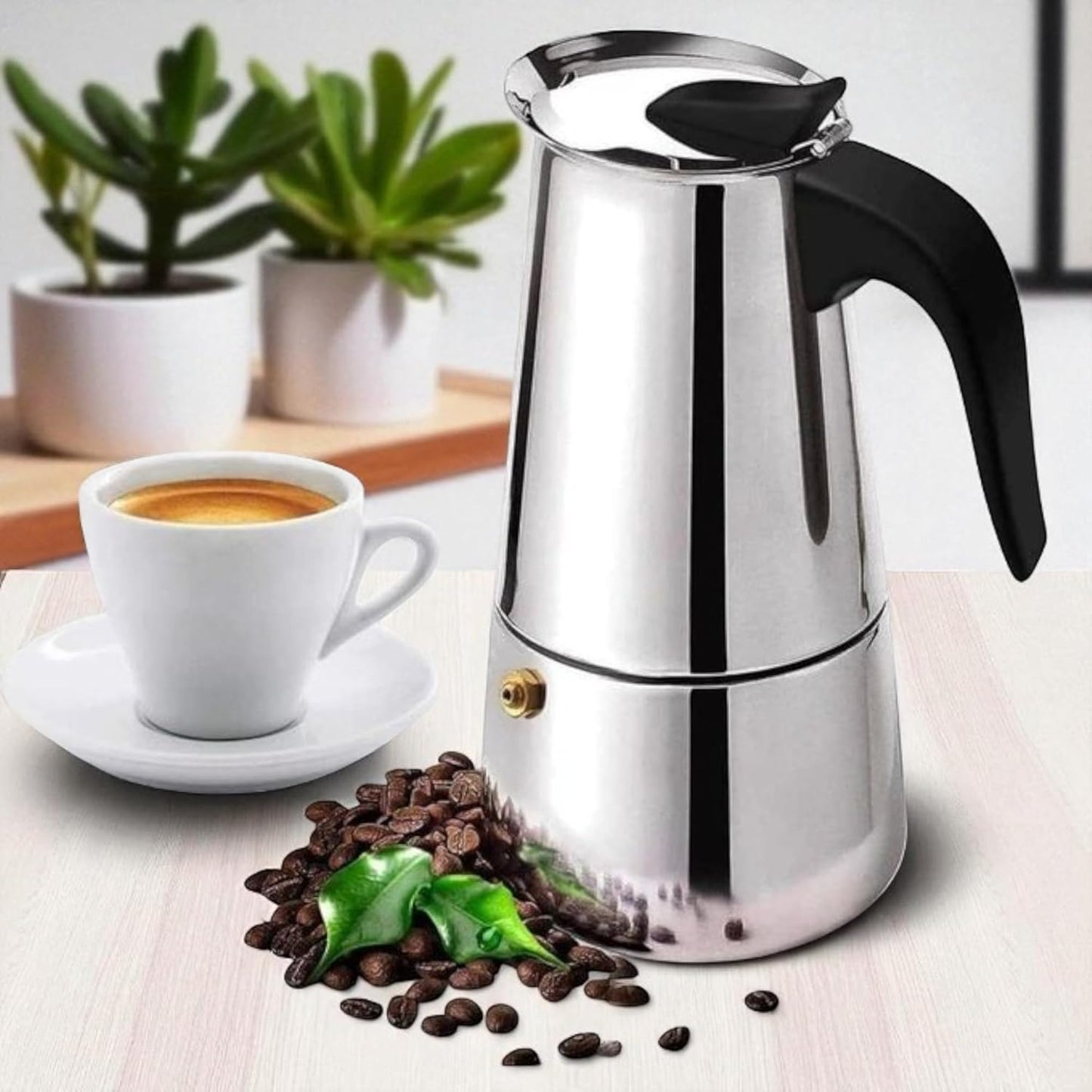 Stainless steel Espresso maker