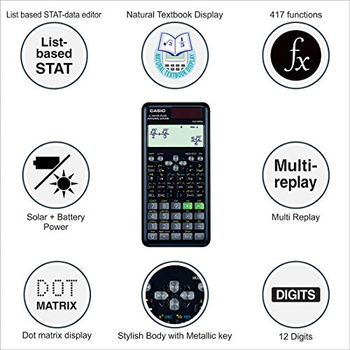 Casio - Scientific Calculator Second Edition Non-Programmable Advanced Functions - FX-991MS-2 - Gray